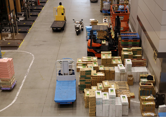 豊洲市場の様子